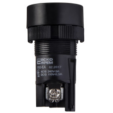 Кнопка XB2-ЕA125 чорний 1НО+1НЗ АСКО