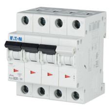 Автоматичний вимикач 3п+N 20A PL6-B20/3N 6kA EATON