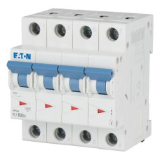 Автоматичний вимикач 4п 20A PL7-B20/4 10kA EATON