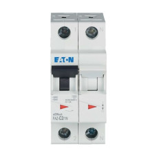 Автоматичний вимикач 1п+N 2А FAZ-C2/1N 10кА EATON