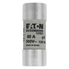 Запобіжник BT 22 x 58 80A GG 500V AC EATON
