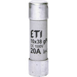 Запобіжник CH 10x38 gPV 20A 1000V (30kA) ETI