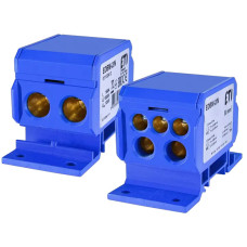 Блок розподільчий EDBM-2/N (160А, 1500V AC/DC, OUT: 1x4-50; 2x4-35; 3x2,5-25) ETI