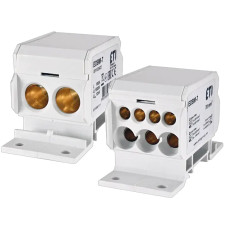 Блок розподільчий EDBM-7 (192А, 1500V AC/DC, OUT: 1x4-70; 3x2,5-25; 4x2,5-16) ETI