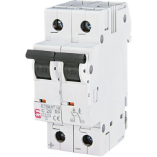 Автоматичний вимикач ETIMAT 10 DC 2p C 20A (6 kA) ETI