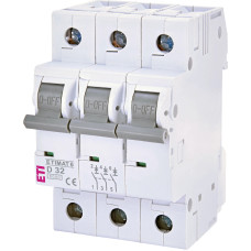 Автоматичний вимикач ETIMAT 6 3p D 32A (6kA) ETI