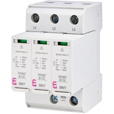 Обмежувач перенапруги ETITEC M T12 300/7 (3+0, 3p, TNC) ETI