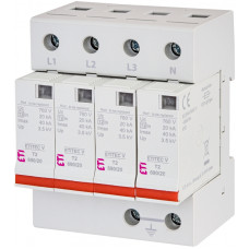 Обмежувач перенапруги ETITEC V T2 690/20 4+0 RC ETI
