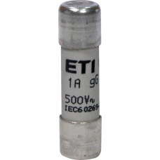 Запобіжник CH10x38 gG 1A 500V ETI (Кратно 10шт.)