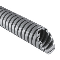 Труба гофрована ПВХ легка d50/39,6mm з протяжкою сітло-сірий Kopos (25м)