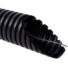 Труба гофрована ПЕ легка d20/14,1mm з протяжкою чорний Kopos (100м)
