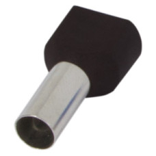 Наконечник-гільза 6мм²х2 e.terminal.stand.te.2.6.black (100шт)