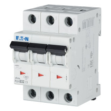Автоматичний вимикач 3п 32A PL6-B32/3 6kA EATON