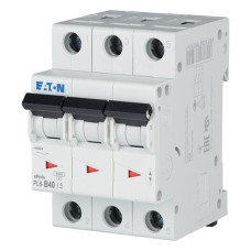 Автоматичний вимикач 3п 40A PL6-B40/3 6kA EATON