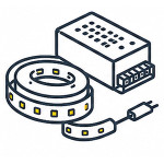 LED-стрічка, блоки живлення і аксесуари